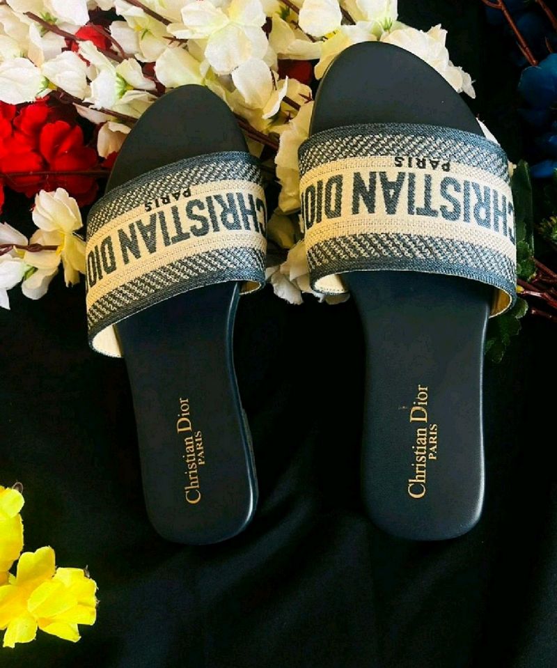 Christian Dior inspired slides