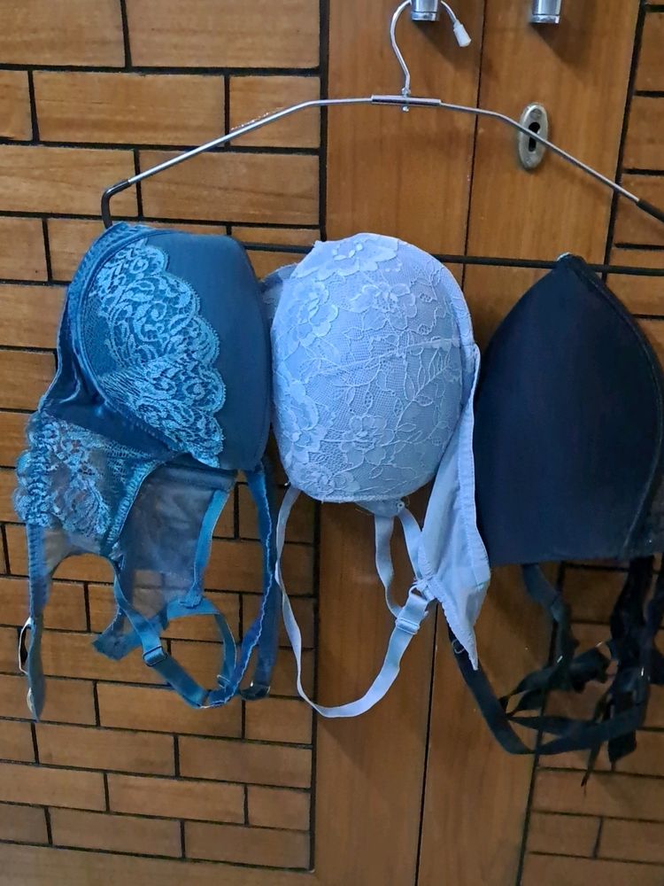 Combo Of Three Imported Fabric Bra