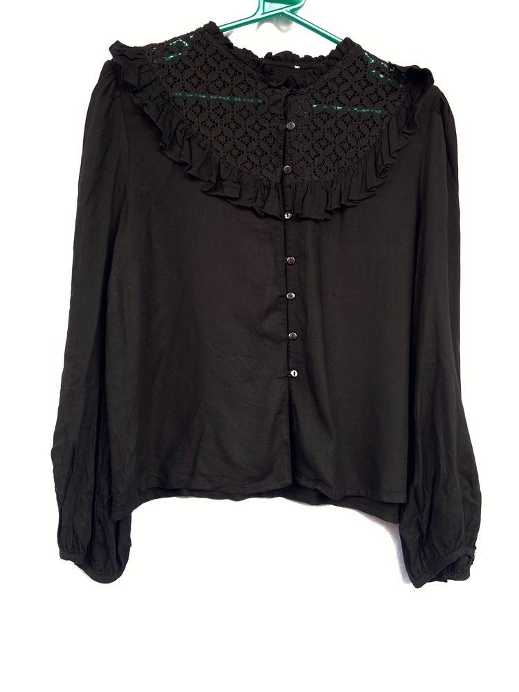 Black Blouse Boxy