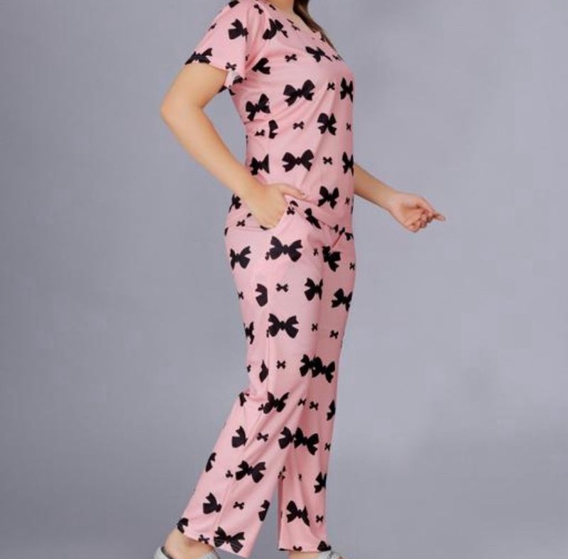 Cute pink Butterfly Nightsuit