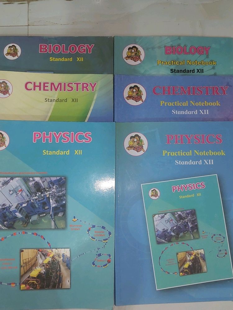 12thPCB Combo Textbook+PracticalBook-6 Books