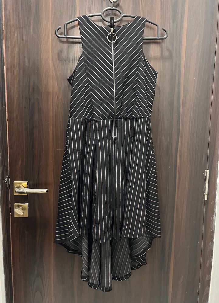 Black Striped Dress