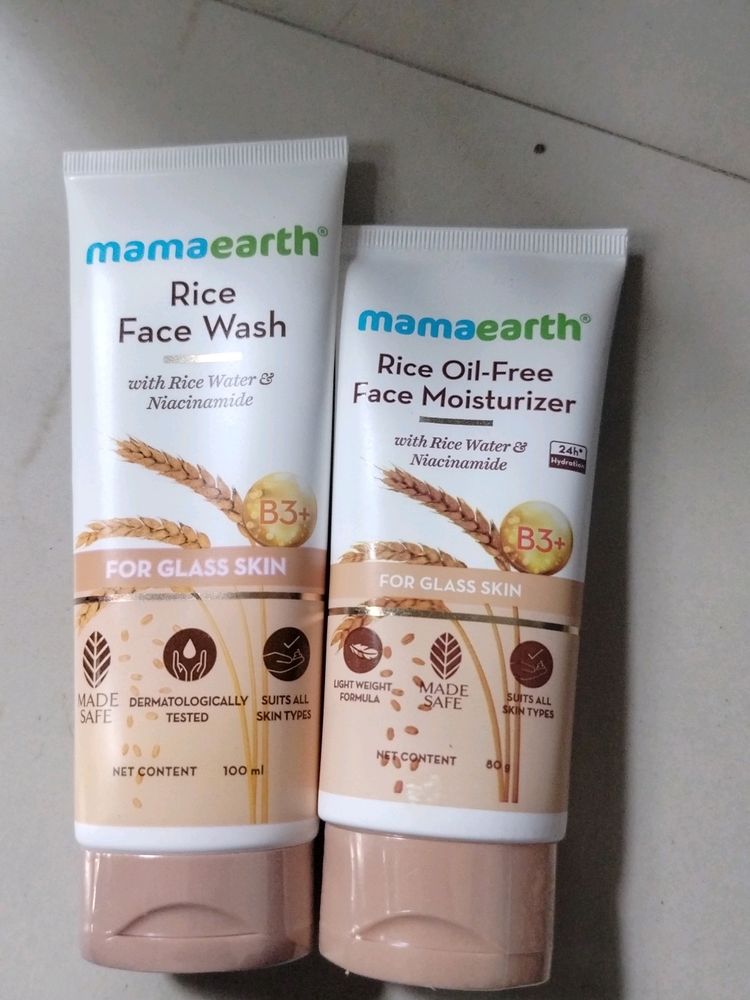 Rice Water Fce Wash And Moisturizer