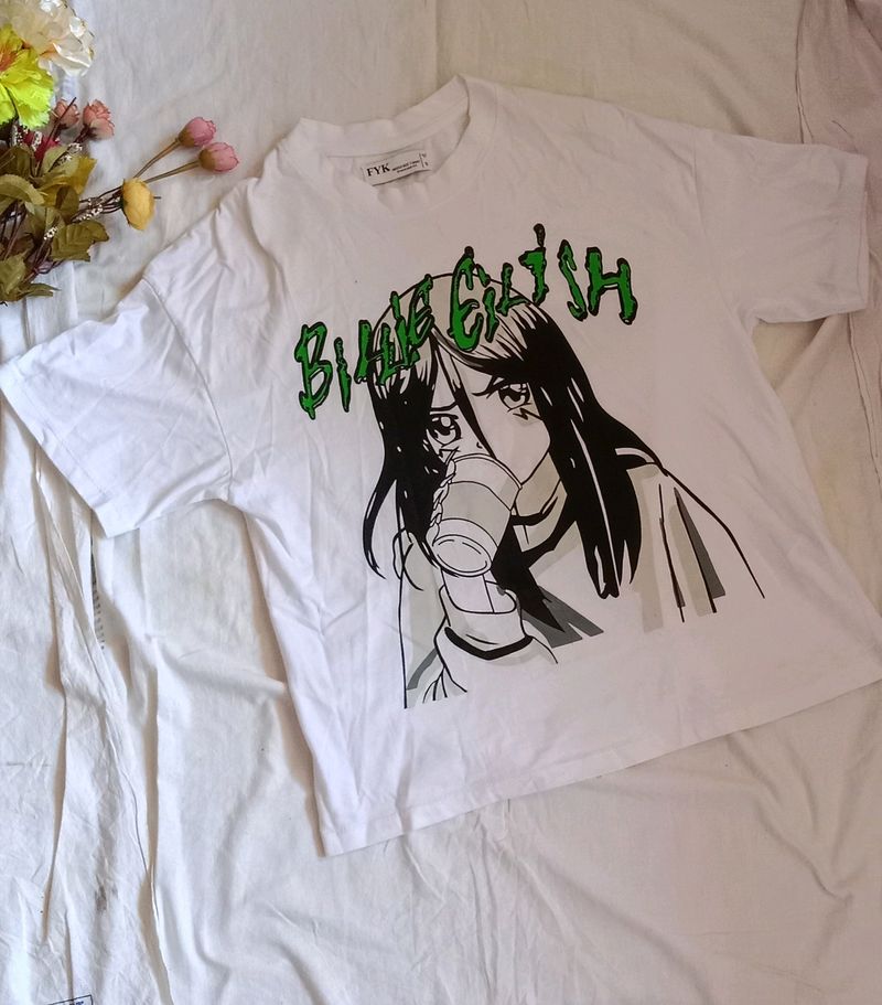 Clearance Sale Billie Ellish Anime T-shirt 🎀