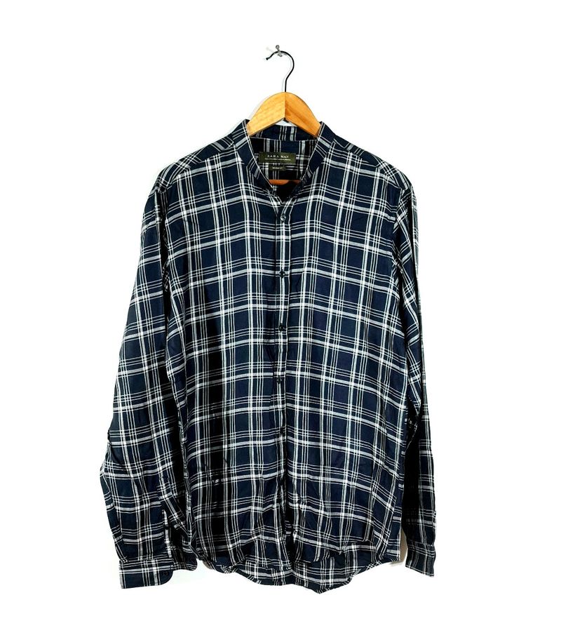 Black Checks Shirt (Men's)