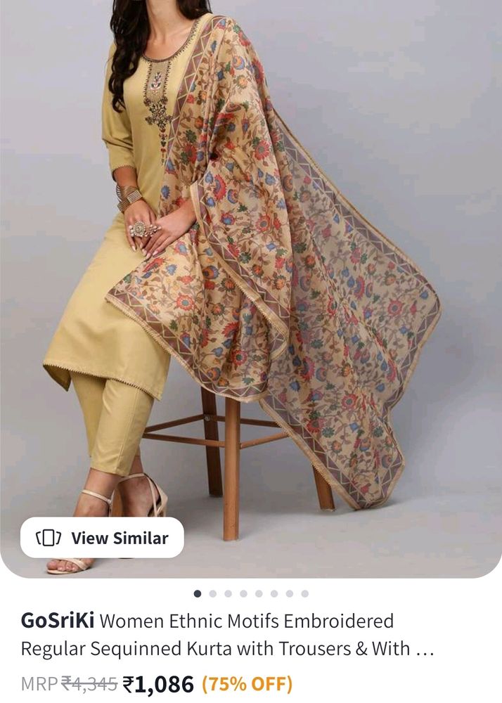 Gosriki Kurta Set From Myntra