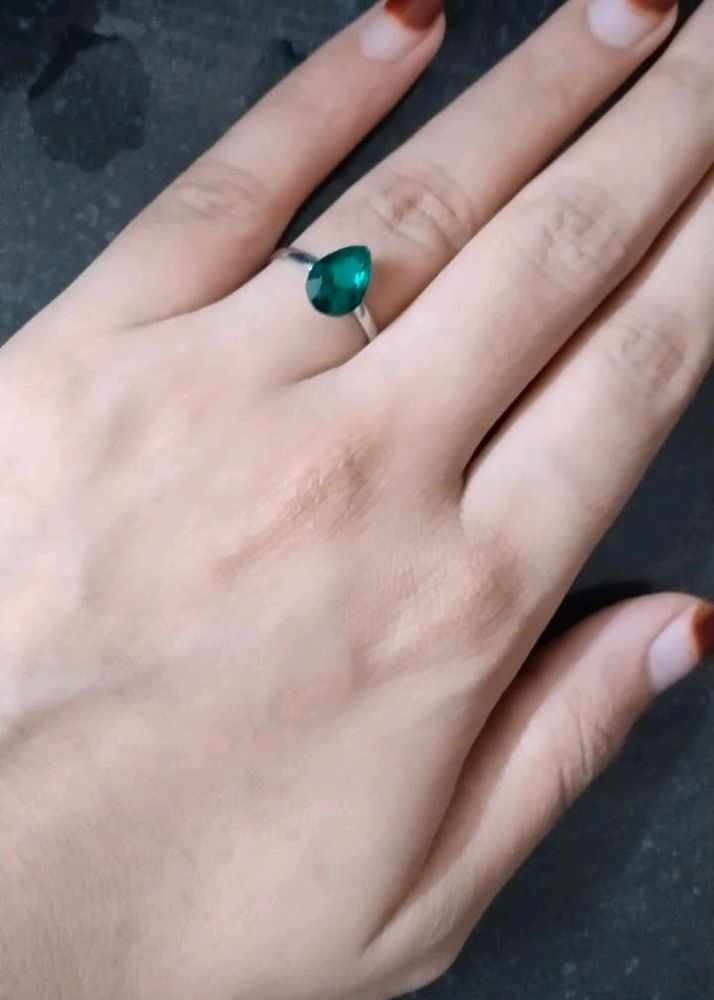 Green Colour Ring