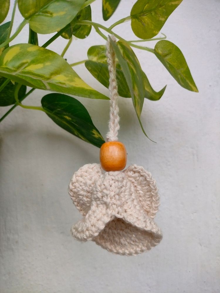 Handmade crochet Christmas tree ornaments