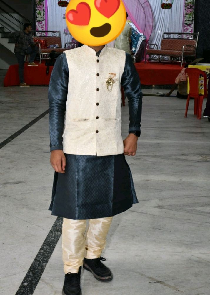 Kurta Pajama With Waistcoat