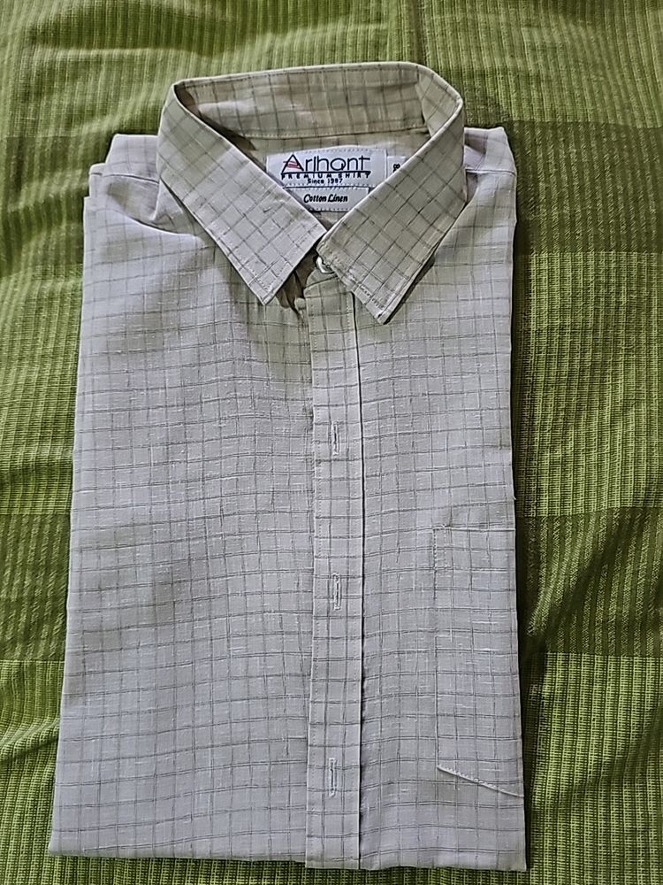 38 Size Linen Half shirt Formals