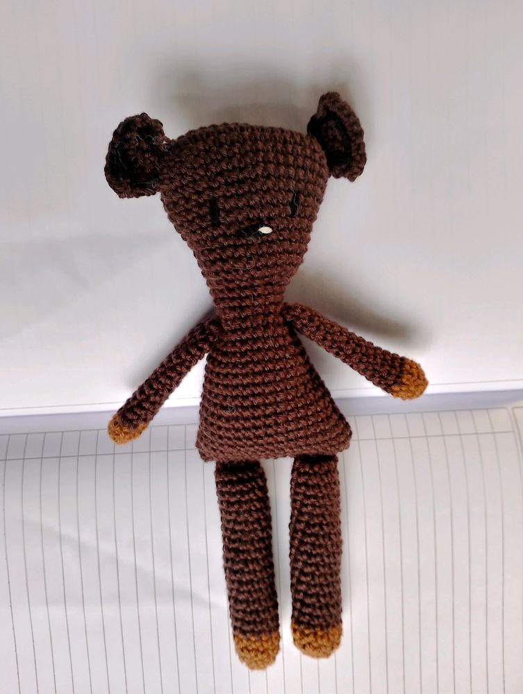 Mr Bean's Teddy Crochet Doll Amigurumi