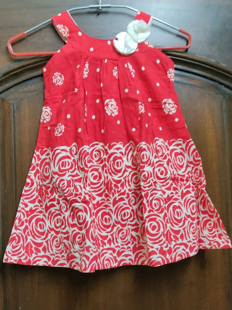 Red frock For Girls