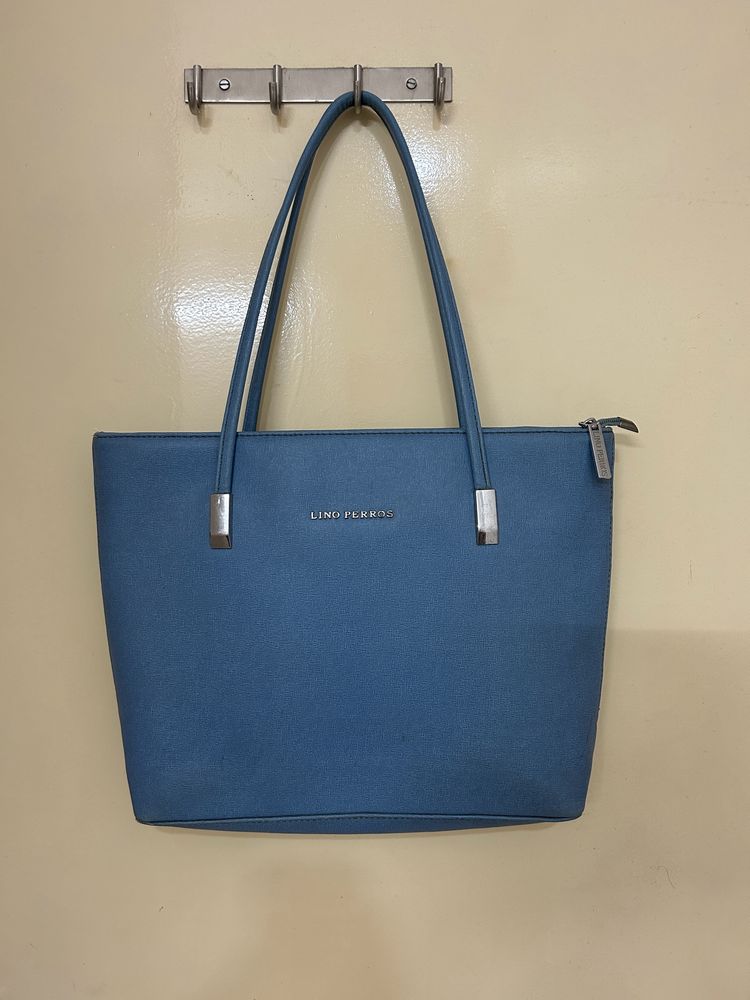 Sky Blue Lino Perros Bag