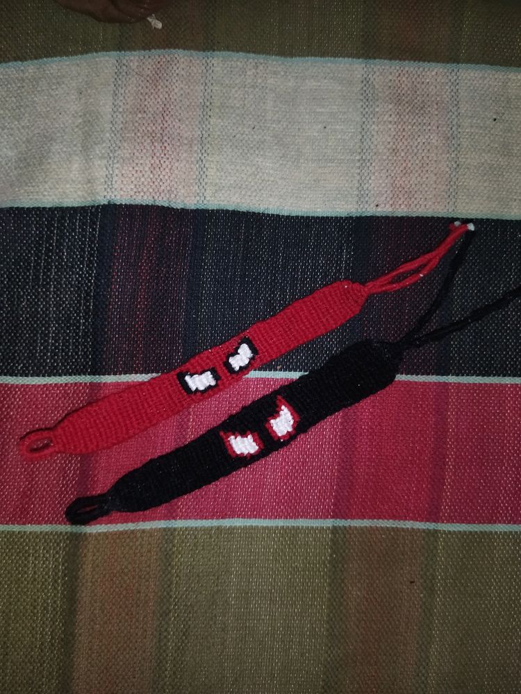 Handmade Spiderman, Deadpool & Gwen Stacy bracelet