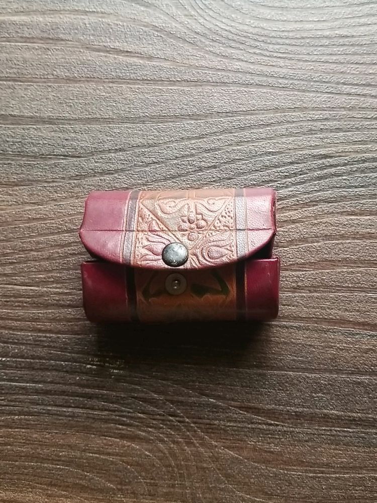 Leather Lipstick Case