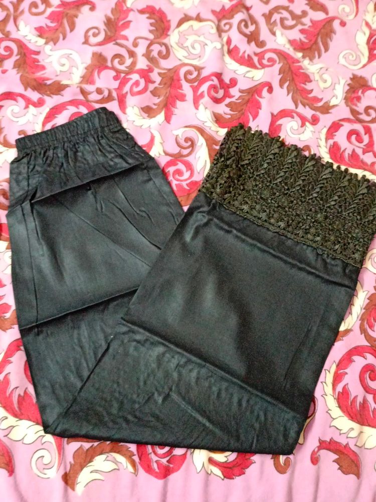 Palazzo- XL Black Pant