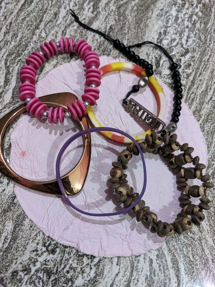 Kids Bracelet And Bangles - Set Of 6