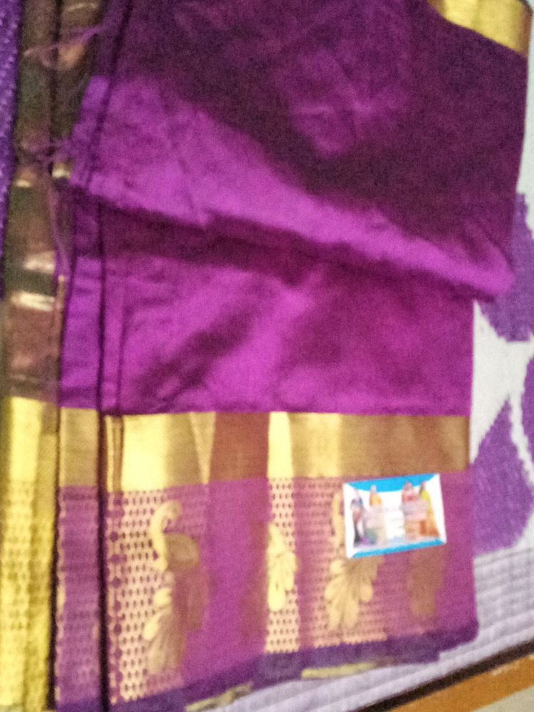 Peacock Border New Saree