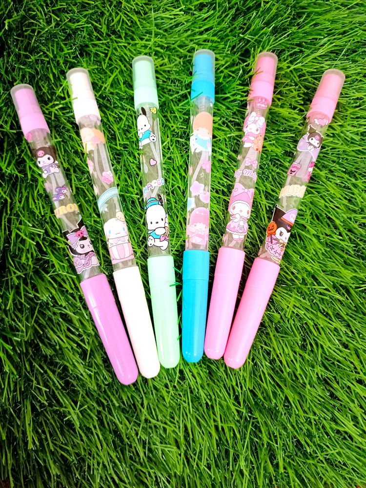 Set Of 6 Sanrio Spray Gel Pens