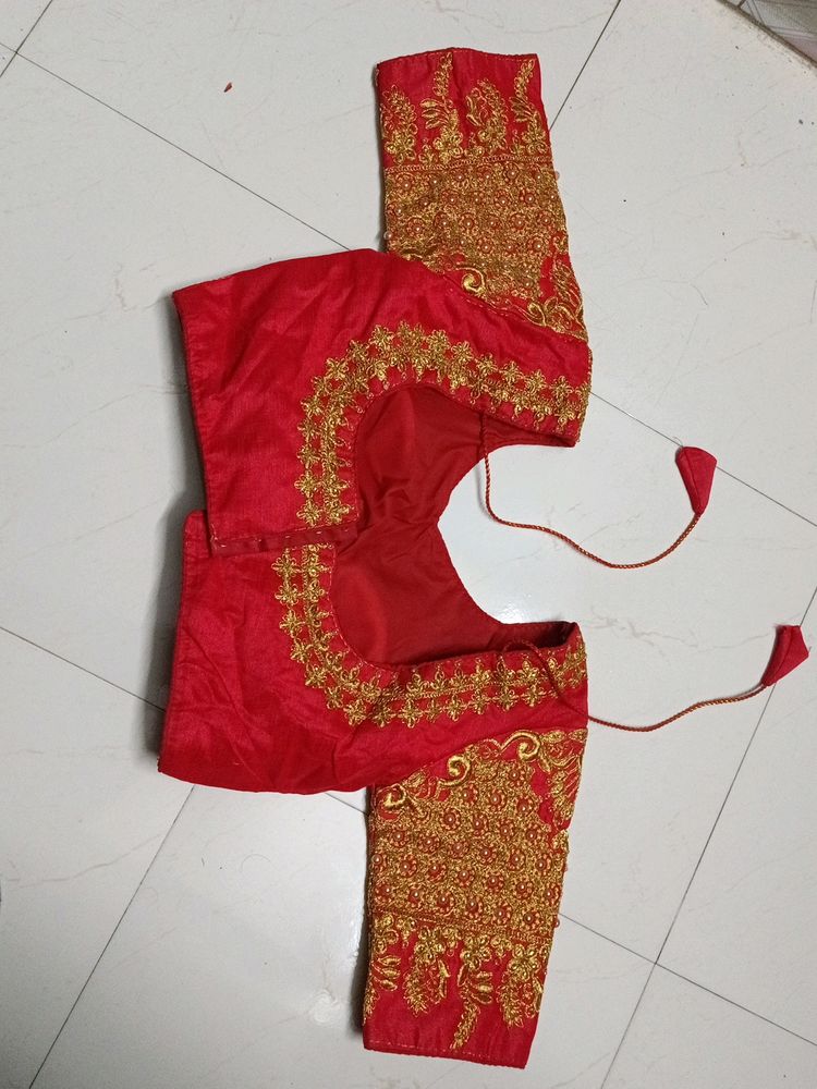 Red Wedding Blouse It's New