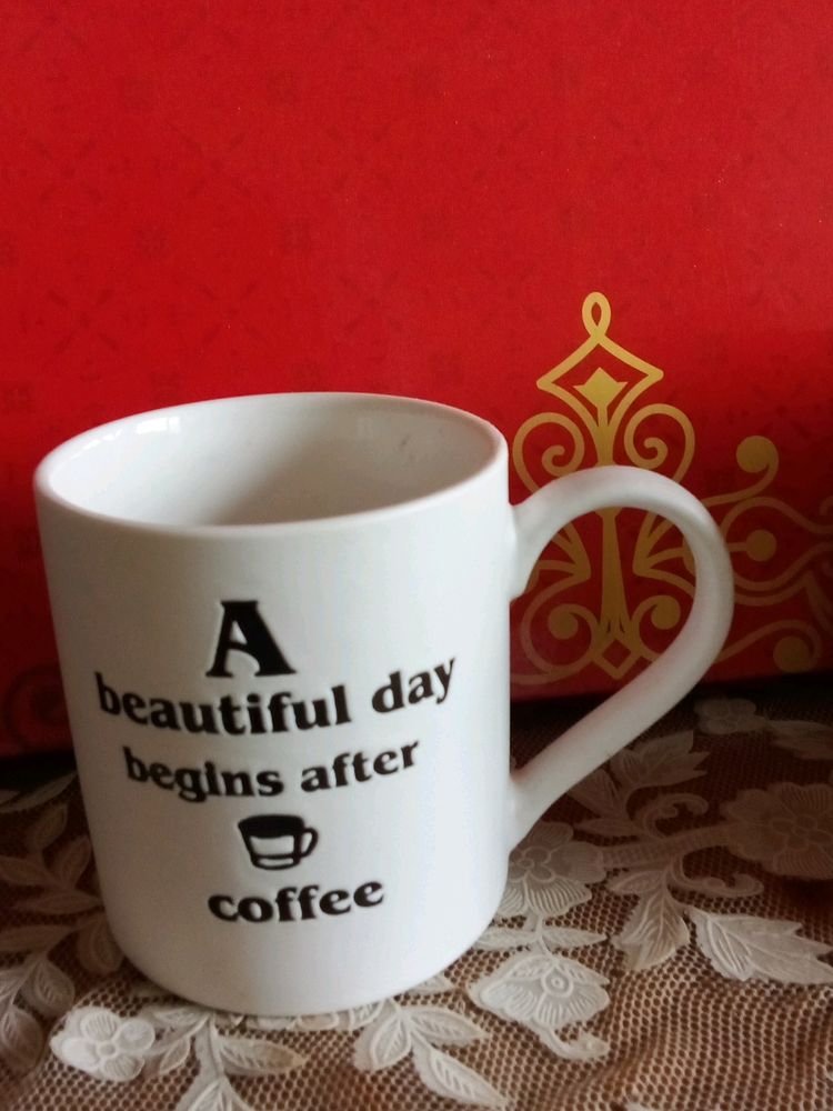 Brand New Coffee Mug With Engraved Message