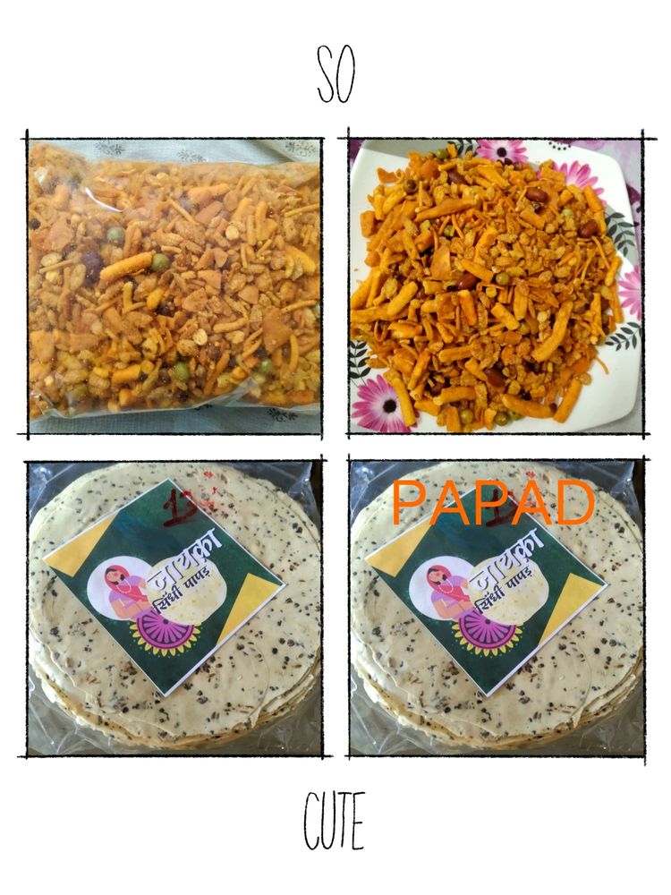 1kg.Sindhi PaPad and 1 Kg.  Mix Chewda.