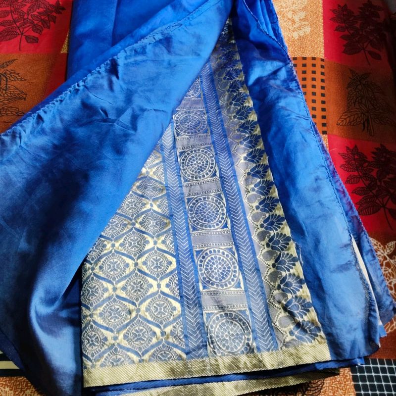 Blue Silk Saree