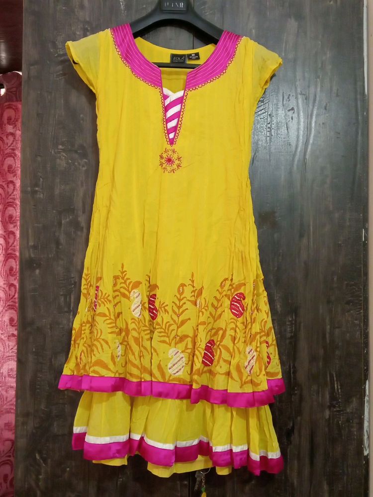 Knee Length Flared Kurta