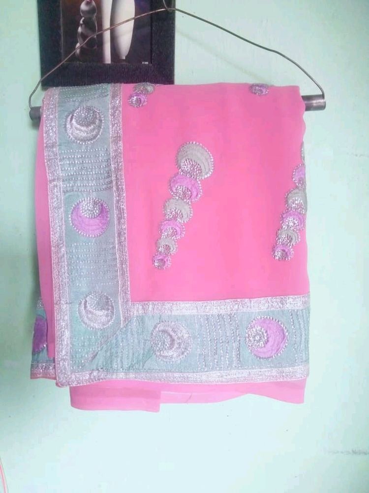 Pink Saree For Women