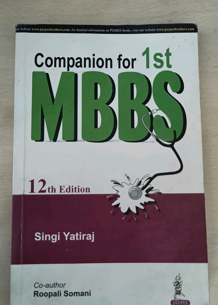 Companion For 1st Year MBBS All Subjects