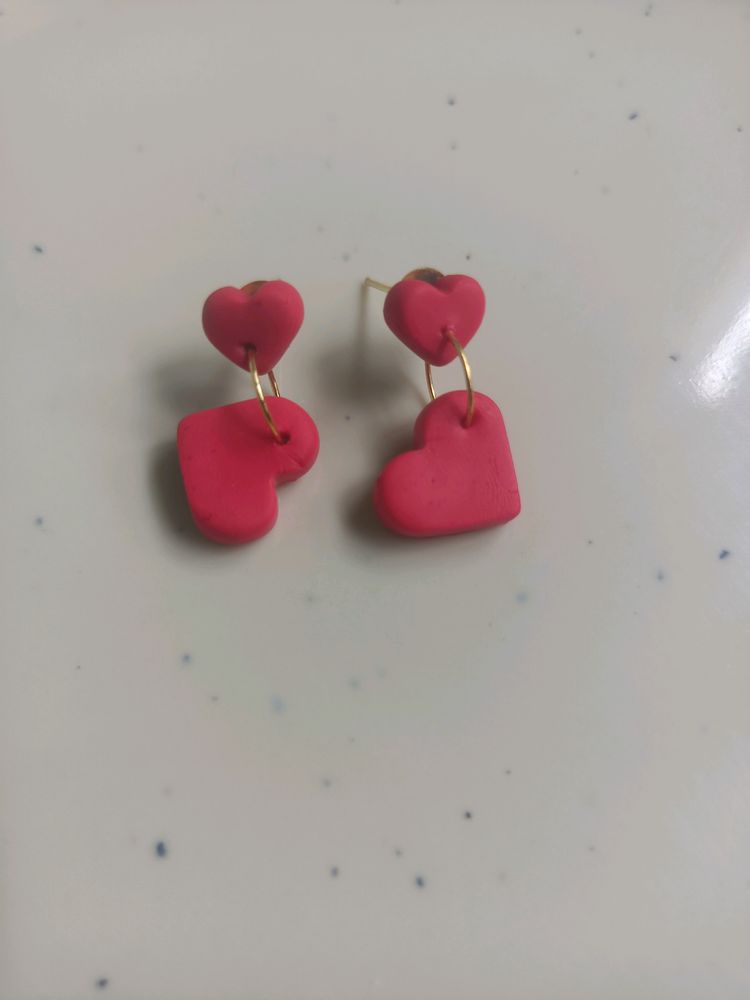 Elegant Handmade Heart Earring