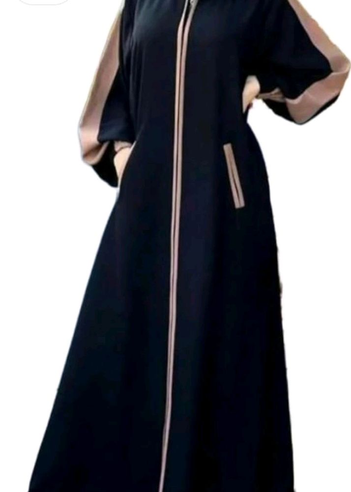 Double Pocket Abaya Burkha Without Dupatta