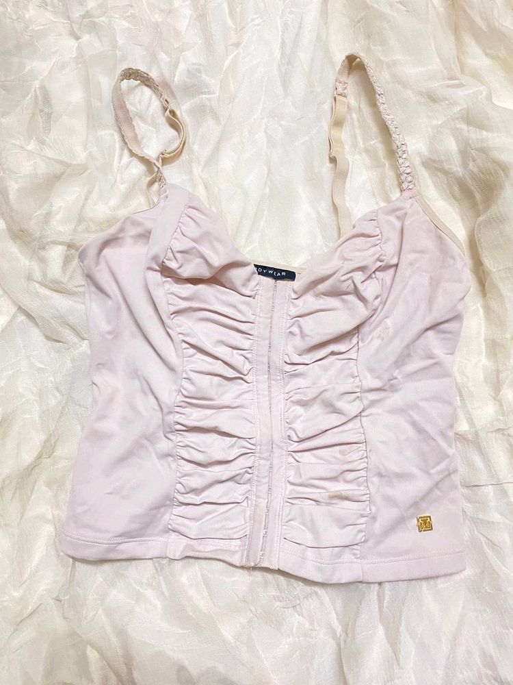 Baby Pink Bodywear Top