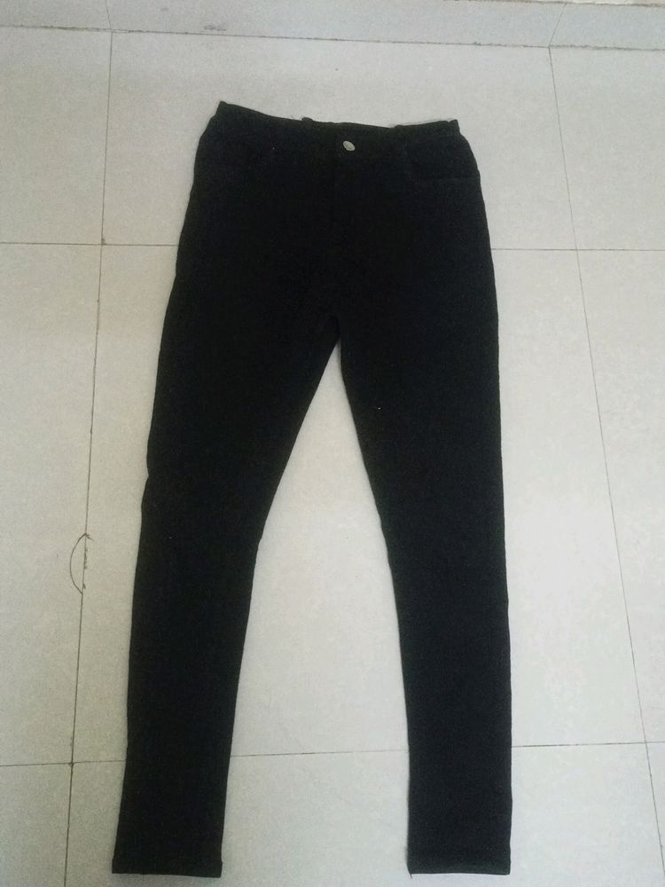 Dark Black Jeans