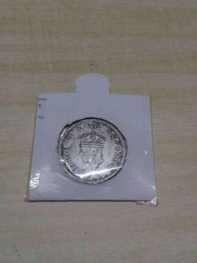 George Ship King Emperor One Rupees Coin