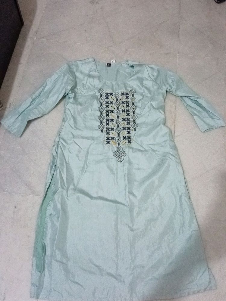 Sky Blue Daily Wear Kurta