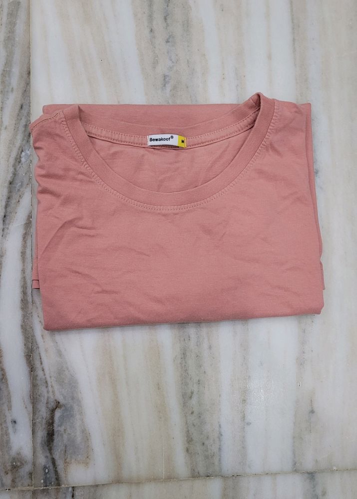 Bewakoof - Pink Casual T Shirt