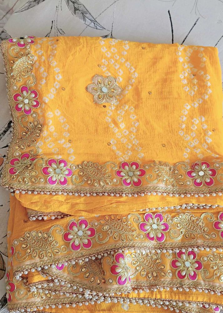 100% Pure Chiffon Saree