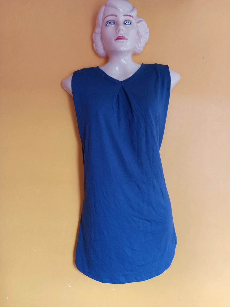 Royal Blue Long Top