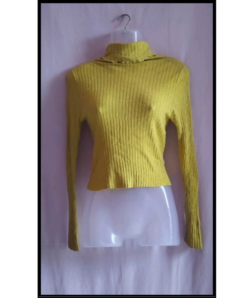 Yellow Highneck Top