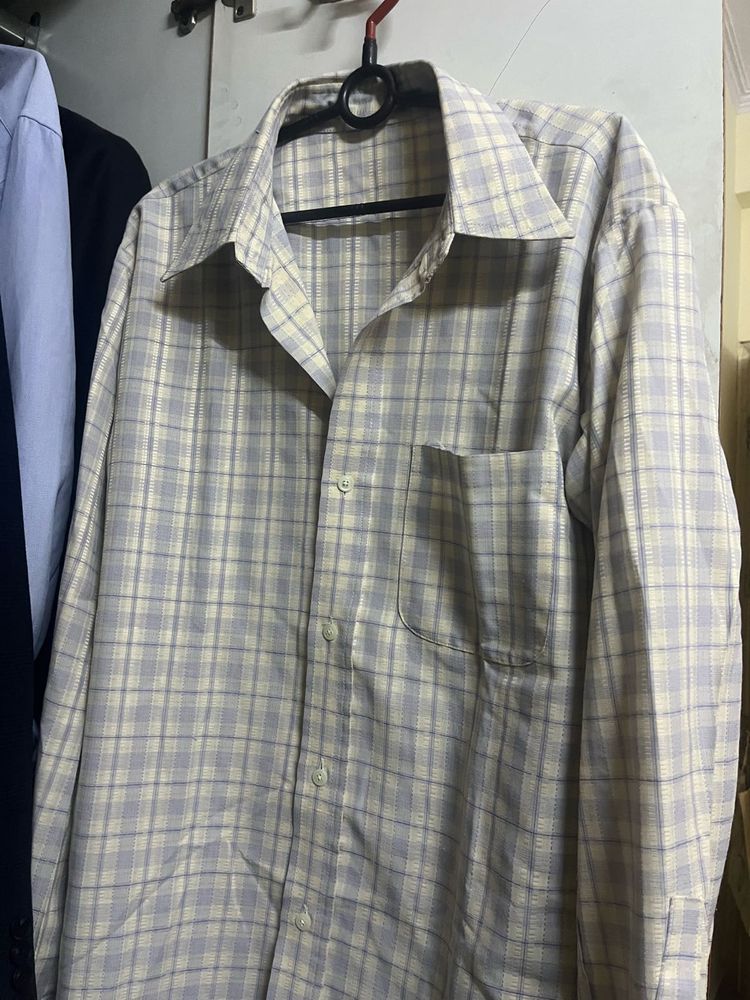 Full Sleeve Korean Checked Shirt