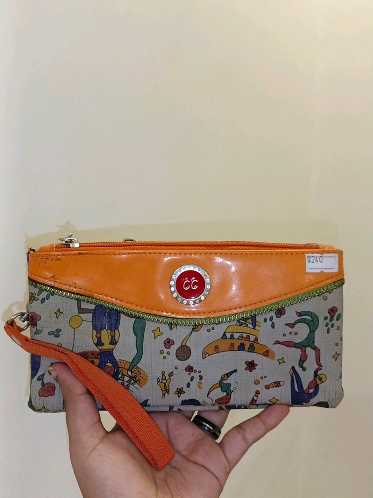 Printed Cute Mini Sling Bag 🧡