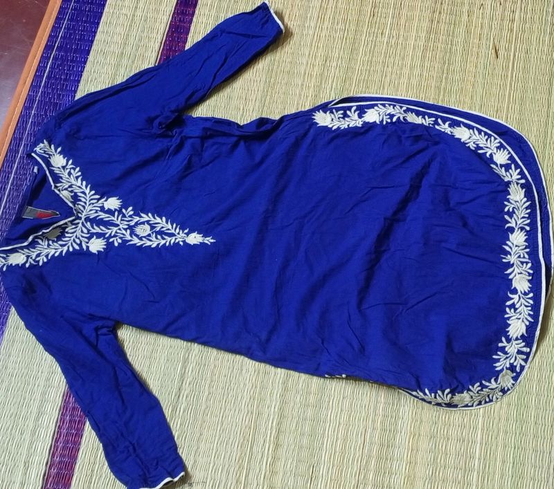 Woman Blue Kurta