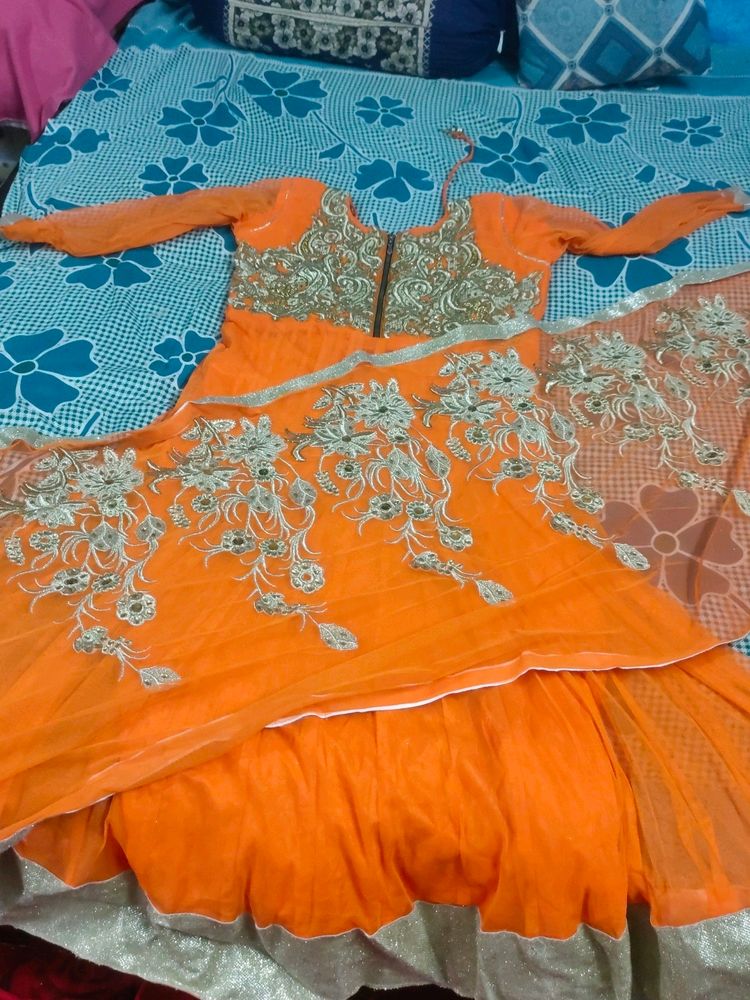 Gown And Dupatta