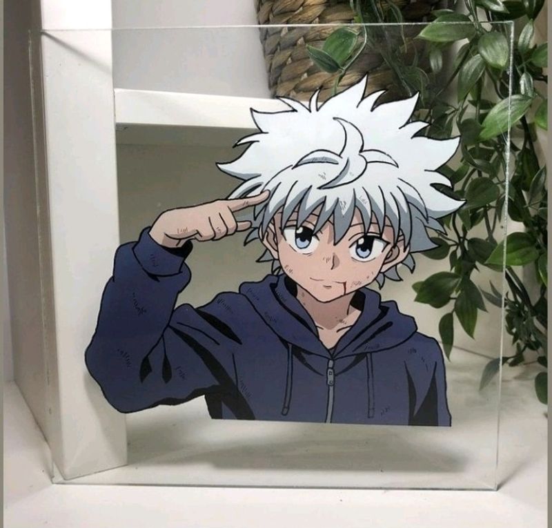 Killua ..Glass Painting