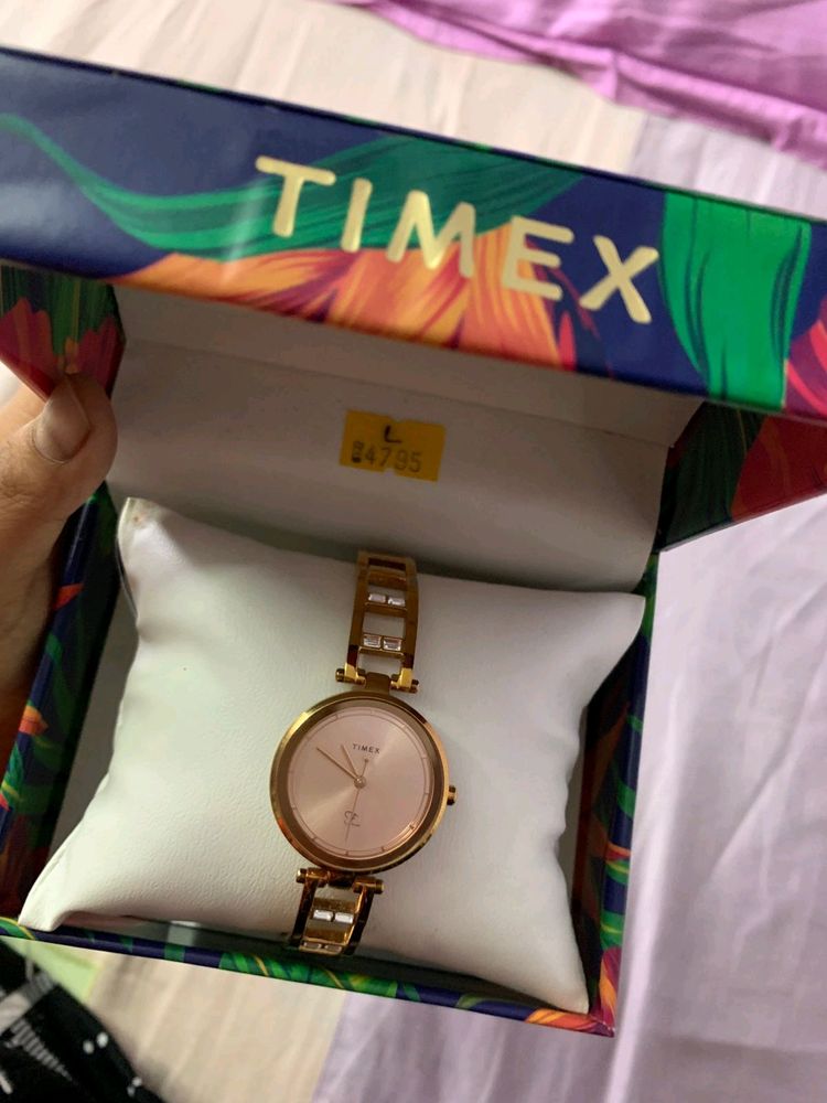 Original Timex Rose gold Watch