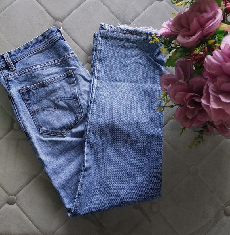 Straight Denim Jeans For Mens