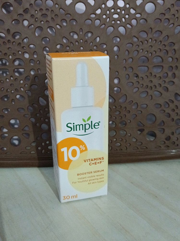 Simple Vitamin C+E+F Booster Serum