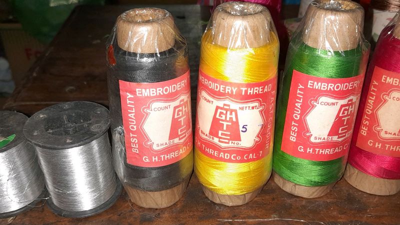 12 big New embroidary sewing thread 2000coin