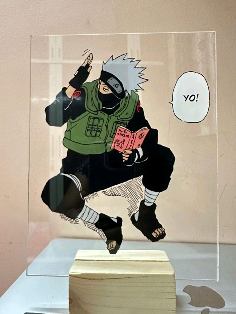 Choose Any One ( Kakashi Glass Painting)